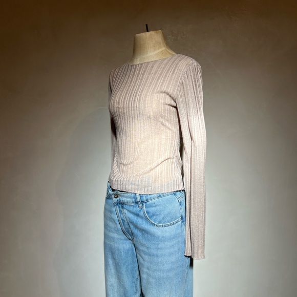 NATURAL LIFE Cream Long Sleeve Tee - Picture 2 of 8